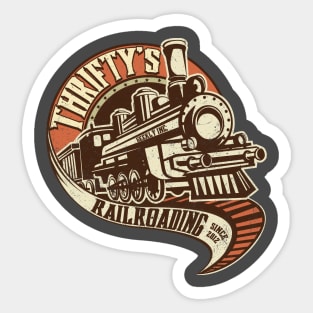 Thrifty's Railroading Sticker